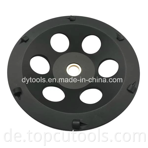 PCD -Schleifscheibenscheibe für Diamond Cup Räder zum Entfernen von Epoxid